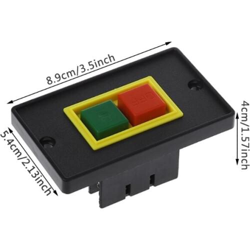 AC 380V 2KW I/O On Off Start Stop Push Button Switch 6 Screw Terminals A6HB