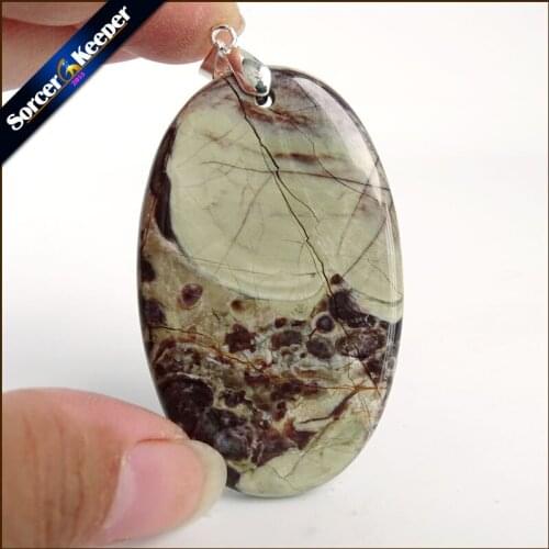 Fashion Real Mens Pendant Green Old KAMBABA Natural Stone Beads For Jewelry Making DIY Polar Jades Necklace Material US822