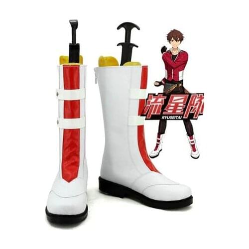 Ensemble Stars Trickstar Morisawa Chiaki Cosplay Boots Shoes Costume Accessories Halloween Party Boots for Adult Men Shoes