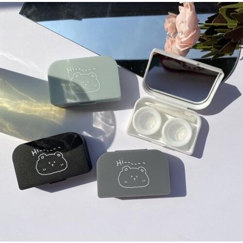 Simple and Fashionable Contact Lens Companion Box Nursing Box Cold Color Cosmetic Pupil Box