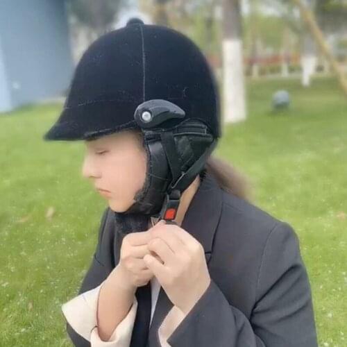 Adjustable Equestrian Horse Riding Helmet Equestrian Helmet Casco Capacete Black