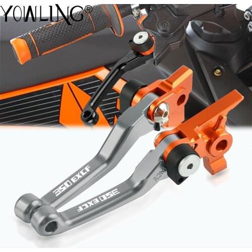 For 350 XCF XCFW EXCF SXF 2007 2008 2009 2010 2011 2012 2013 Motorcycle CNC Aluminum Dirt Bike Handle Folding Brake Clutch Lever
