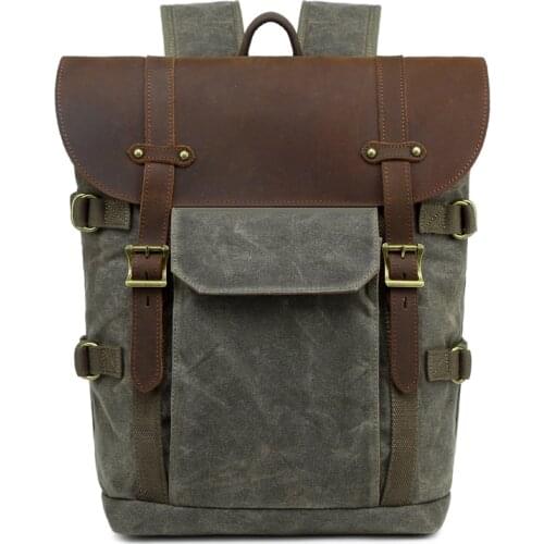 CAREELL C3033 Batik Waterproof Canvas Camera Bag Outdoor Portable DSLR Video Photo Backpack for Nikon/Canon/ Sony/Fujifilm