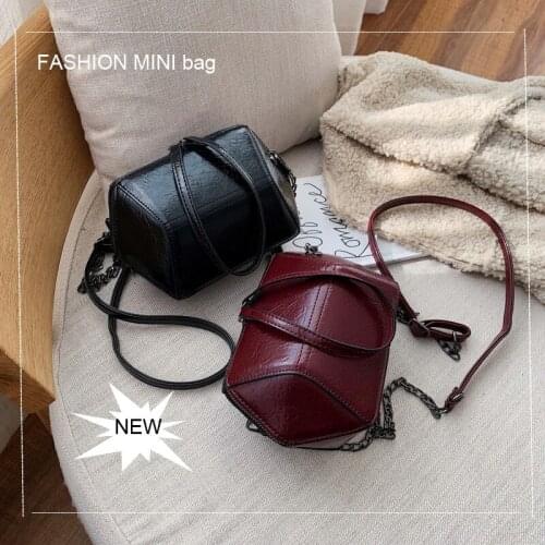 Crossbody Bag Women Fashion Chain Shoulder Bag Small Travel Messenger Bag Lady New Arrival Solid Delicate Tote Bag Mini Handbag