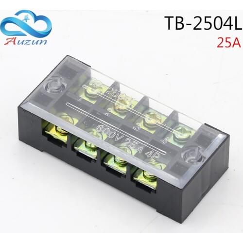 TB-2504L connection terminal discharge current 25A connection flame retardant wire connector 4P bit fixed