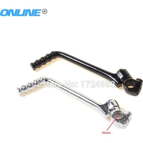 Universal motorcycle kick start starter lever 16mm shaft for 110cc 125cc 140cc 150cc 160cc BOSUER dirt bike pit bike
