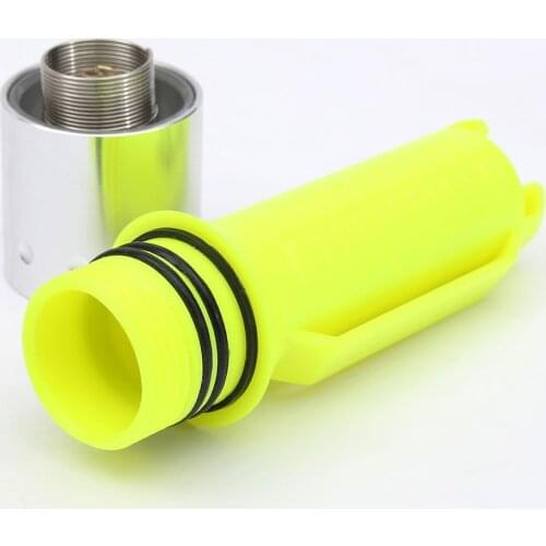 Waterproof Plastic& Aluminum alloy underwater Dive Flashlight Dive Torch Strong light lamp for diving XML-T6 LED Light yellow