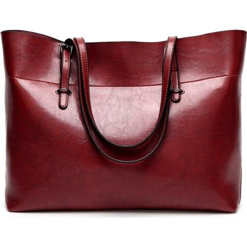 Messenger Bags for women 2021 Large Size Casual Tote handbags Solid Leather Handbag Famous Brand Shoulder Bag sac Bolsa Feminina