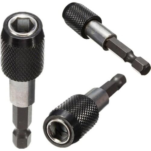 60mm 1PC Electric Magnetic Drill Bit Holder Quick Release Screwdriver Bit Holder 1/4 Hex Shank Power Tool Drill Accessories