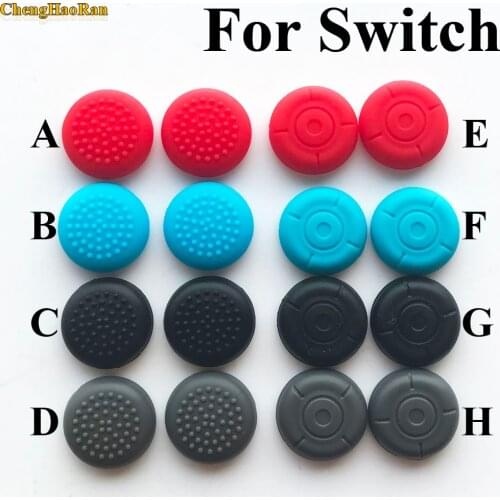 2 pcs Silicone Analog Stick cap Grips Caps for Nintendo Switch NS Joy-Con Controller Sticks case Skin for Joy Con Cover game