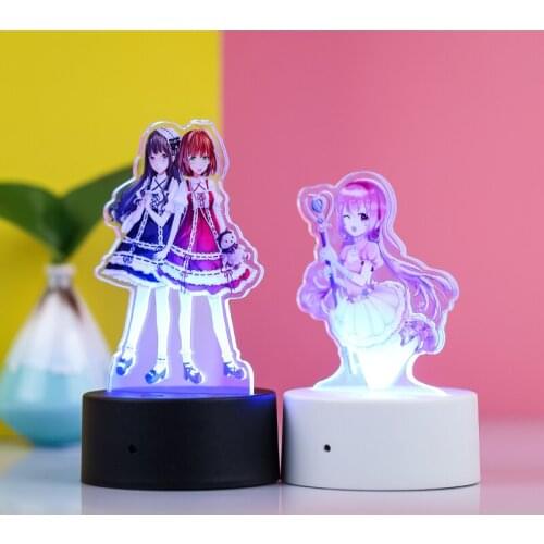 2020 new design high quality eco-friendly charging stand luminescent vograce LED acrylic stand standee
