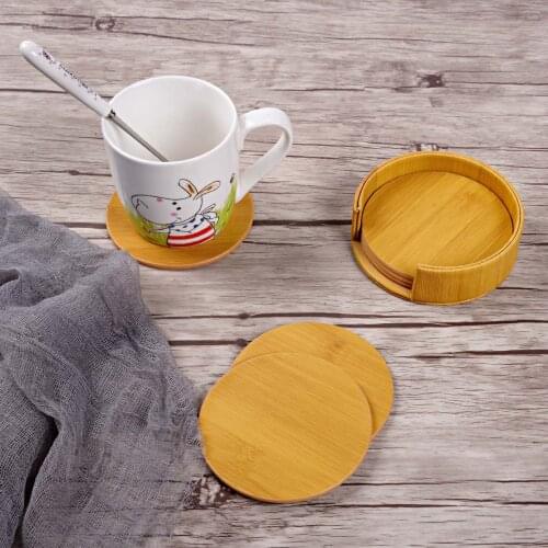 6pcs Marble PU Leather Round Square Drink Coasters Placemats Cup Mat Pad Holder Kitchen Tableware Kitchen Accessories Artificial