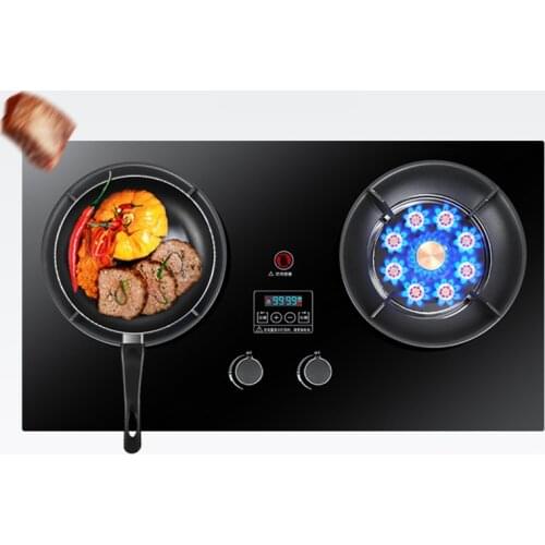 Double Stove Gas Stove Household Embedded Natural Gas Stove Desktop Liquefied Gas Stove Fierce Fire Stove Kitchen Stove