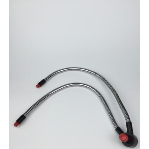 Double optical fiber for cold light illuminator for stereo microscope, cold light, optical fiber