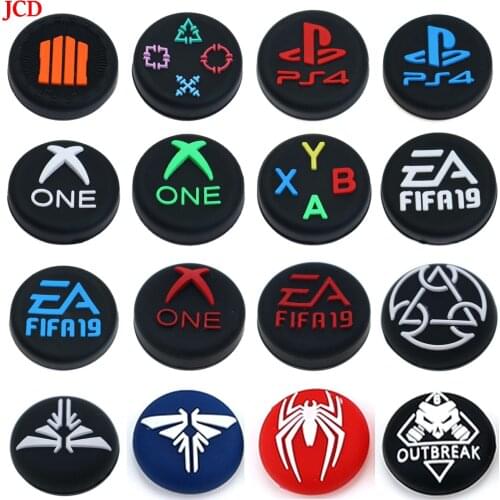JCD 50 Pcs de goma de silicona para Sony PS5 PS4, tapas de agarre de pulgar para XBOX ONE 360 NS, tapa de mando de Switch Pro