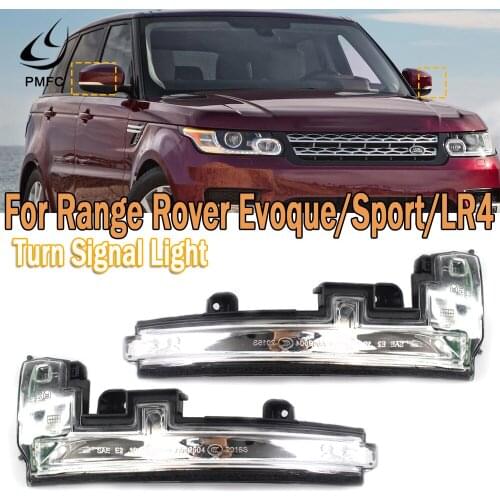 PMFC Rear View Mirror Turn Signal Light For Land Rover Range Rover Evoque 2012-2013 Sport/LR4 2014-2016 LR027946 LR027946