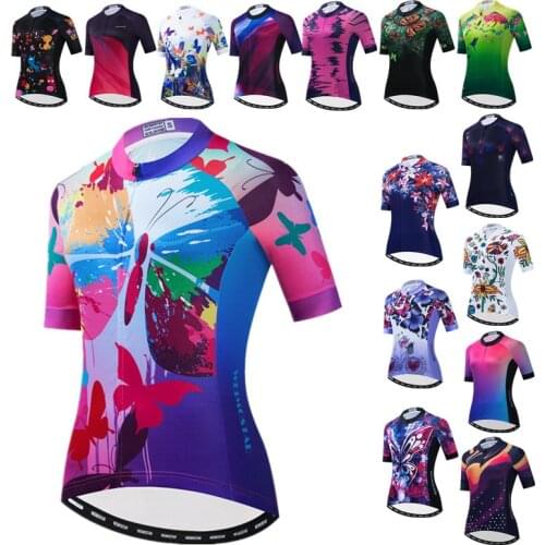 Weimostar Summer Pro Cycling Jersey Women MTB Bike Jersey Tops Camisa Ciclismo Road Sport Bicycle Shirt Cycling Clothing Ropa