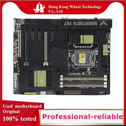 For ASUS SaberTooth P67 Motherboard Socket LGA 1155 DDR3 SATA3 For Intel P67 Original Desktop Used Mainboard