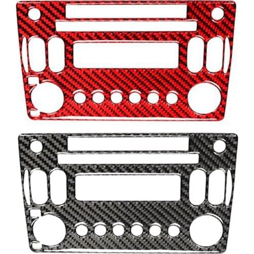 For Nissan 350Z Z33 2003-2009 Carbon Fiber Radio CD Player Control Button Panel Sticker