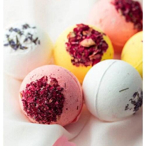 Natural Skin Care Bath Salt Exfoliating Moisturizing Bubble Bath Bombs Ball Aromatherapy Deep Body Cleaner Essential Supplies