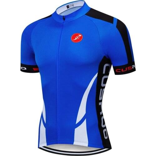 New 2021 Team Cycling Jersey Top Cycling Clothing Breathable Sports Wear Cycling Wear Free Shipping Short Sleeve Cycling Cso