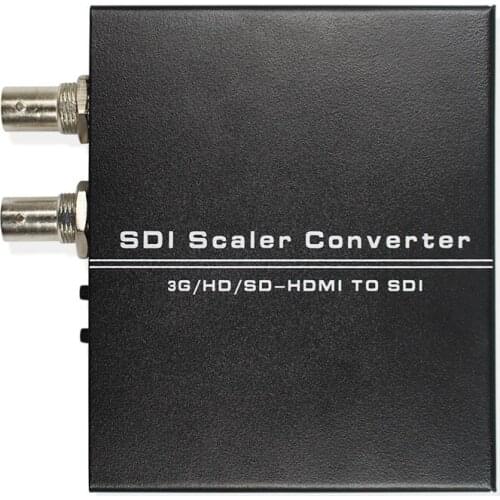 HDMI to Dual SDI Converter for driving HDMI Monitors HDMI to 2 SDI Scaler Converter 1X2( 2 Port 3G SD HD) with Power adapter