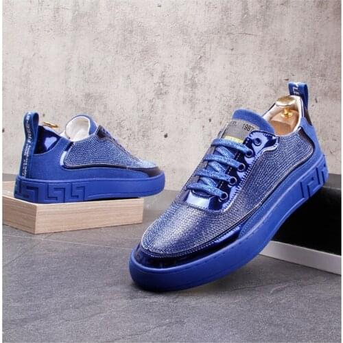 Luxury Designer Dandelion Spikes Shoes Rhinestone Fashion Men Black Business Party Loafers Smoking Slipper Casual Sneakers A291