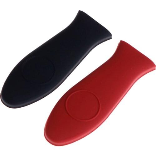 Anti-scalding Silicone Handle Holder Anti-slip Heat Resistant Pot Handle Household Pot Handle Cover Kitchen Cookware Accessories