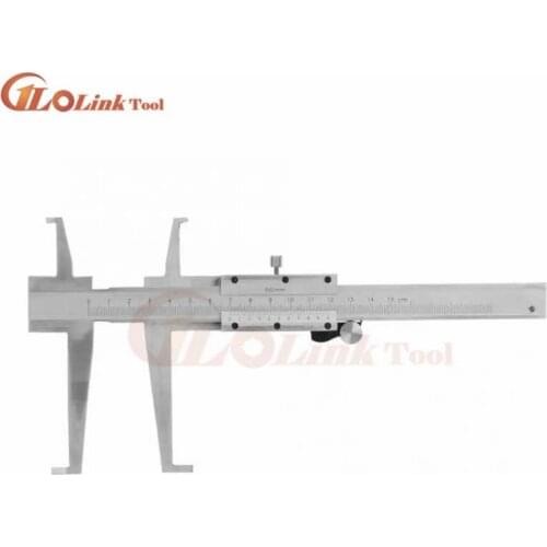 9-150mm 9-300mm/0.02 Long Claw Inside Groove Vernier Calipers Stainless Steel Inner Vernier Calipers Accuracy Measuring Tools