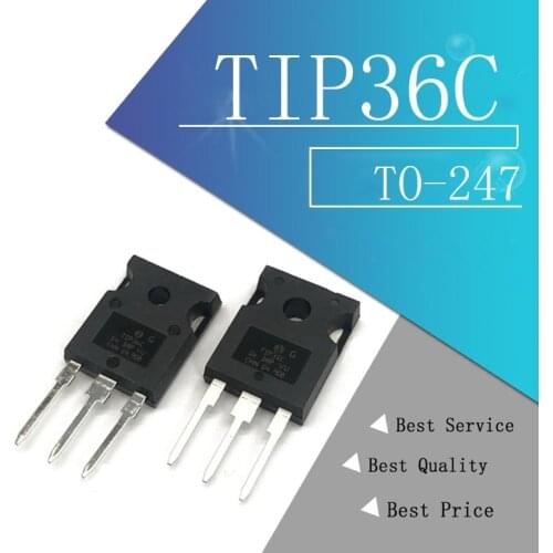 5pcs/lot TIP36C TIP36 36C 25A 100V TO-247 transistor New adn Original IC