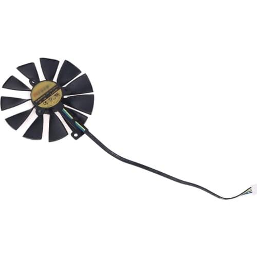 87mm T129215SH FDC10U12S9-C 4Pin Graphics Card Fan For -ASUS ROG RTX 2060 2070 RTX2080 DUAL Advanced OC GPU Cooling Fan