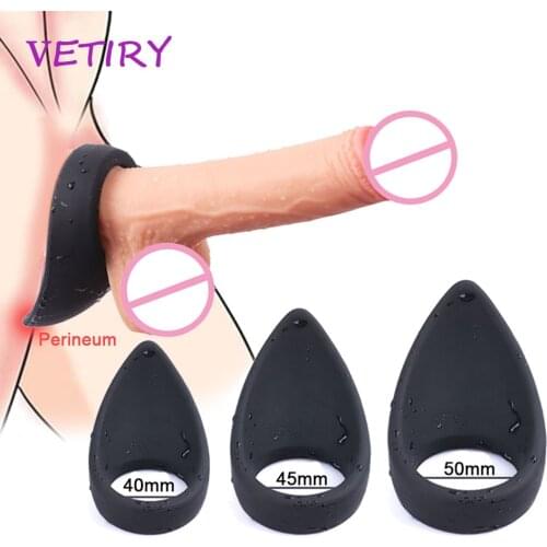 VETIRY Delay Ejaculation Penis Enlargement Sex Toys for Men Erection Prostate Massage Adult Product Cock Ring Scrotum Bind