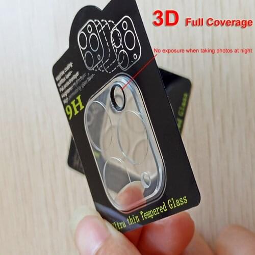 3D Full Coverage Camera Tempered Glass for iPhone 11 Pro Max Rear Lens Screen Protector for iPhone 11 Pro 2 in 1 Protective Film