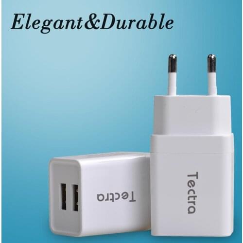 5V 2.4A Double USB Charger for Samsung S9 Xiaomi Mi 8 Fast Wall Charger EU Adapter for iPhone X 8 7 iPad Mobile Phone Charger