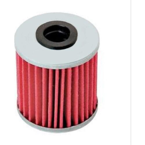 1pc Motorcycle Oil Filter Element Grid Element For Suzuki Kawasaki Betamotor KX250F Motor Replacement Red