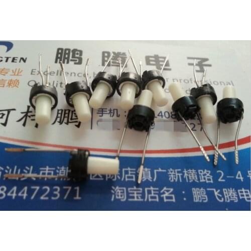 10PCS/lot SKRGARD010 original Japanese ALPS tact switch 6*6*9.5 in-line 2-foot micro-action key switch white