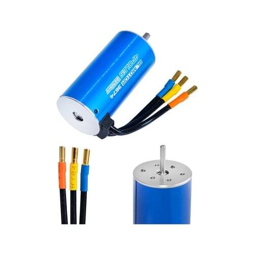 4-Poles 3674 1900kv 2250KV brushless motor violent motor For 1/8 1/10 Drift Racing Off-road RC Car