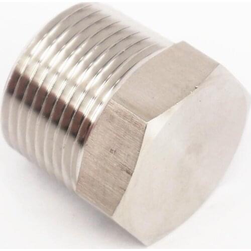 M20x1.5 Male End Cap 304 stainless steel Pipe Countersunk Plug hex head socket Pipe fittings