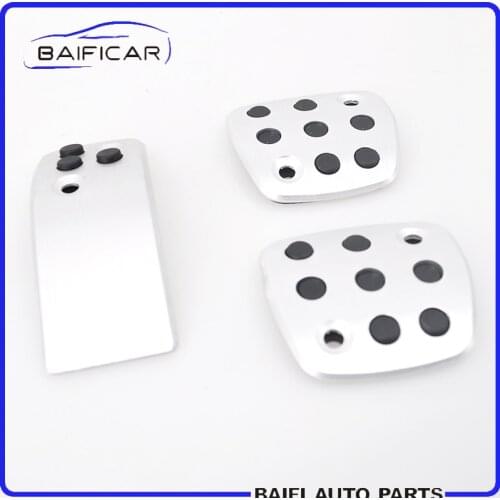 Baificar Brand New Genuine Manual Aluminium Alloy Footplate Pedal Brake Accelerator Clutch Pedal For Peugeot 206 207 VTS