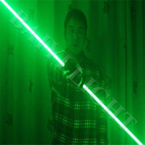 Free Shipping Mini Dual Direction Green Laser Sword For Laser Man Show 532nm 200mW Double-Headed Wide Beam Laser Sword