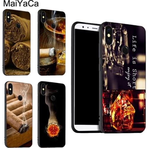 Smoking Cigar For POCO X3 F2 Case For Redmi Note 9 Pro 8 7 8T 9S 9A 9C For Mi Note 10 Lite 9T A3 Coque
