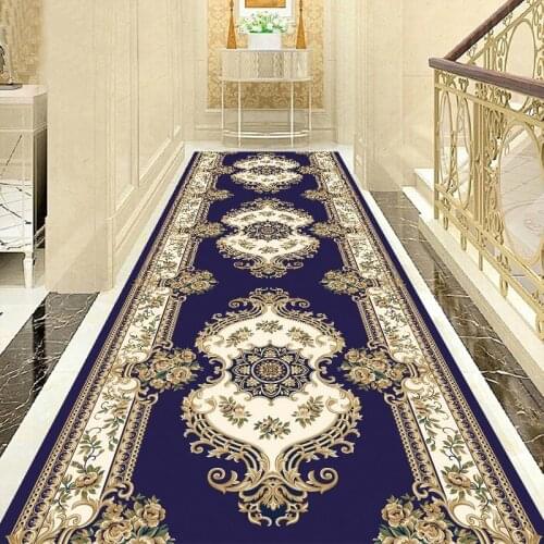 Europe Classic Stair Carpet Home Decor Corridor Carpet Hotel Aisle Rug Entrance/Hallway Doormat Customized Sofa Rugs And Carpets