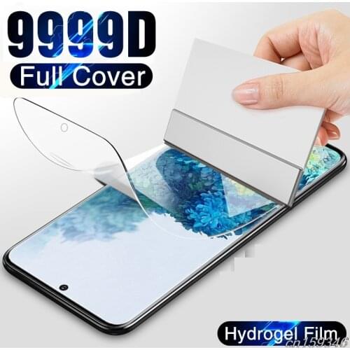 Hydrogel Film on the Screen Protector For Samsung Galaxy S10 S20 S9 S8 Plus S7 S6 Edge Screen Protector For Note 20 8 9 10