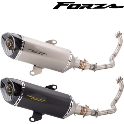 Motorcycle modification FORZA 300 exhaust pipe middle section connecting pipe set FORZA 250 muffler modification 2018-2020
