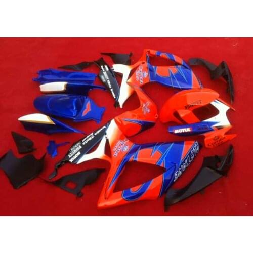 Motorcycle Fairing kit for GSXR600 750 K6 06 07 GSXR 600 GSXR750 2006 2007 ABS Top RED BLUE Fairings set+gifts SB114
