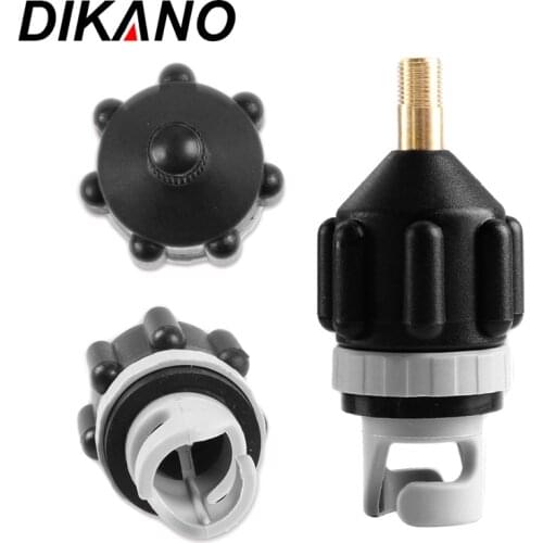 1pc Inflatable Boat Sup Pump Adapter Air Pump Valve For Kayaking Lifeboat Swim Ring Pool Boat Fishing Tool