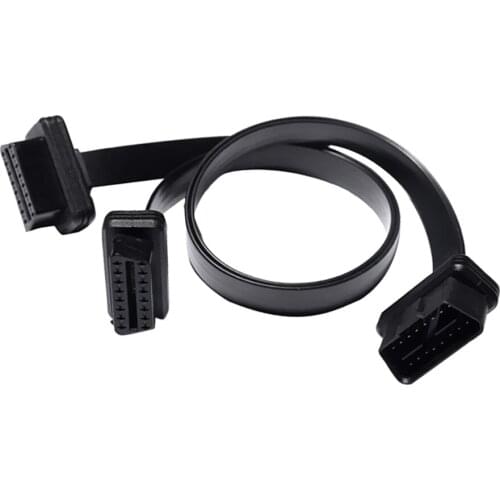 OBDII OBD2 16 Pin Car Diagnostic Code Reader Extension Cable Splitter