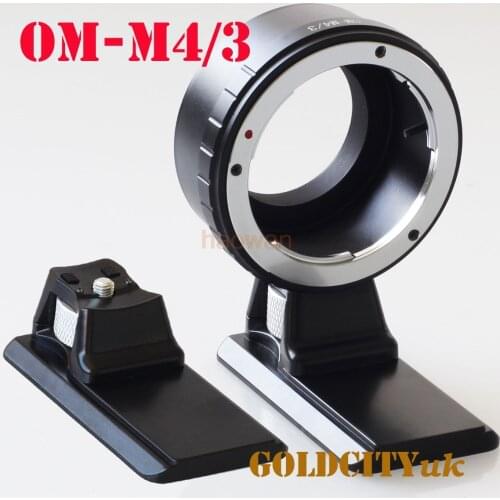OM-m43 Adapter ring with tripod stand for olympus om Lens to M4/3 G1 G7 GH1 GF1 GF3 GF7 GF6 GH4 GM1 GX7 GX8 EM5 EM1 EM10 camera