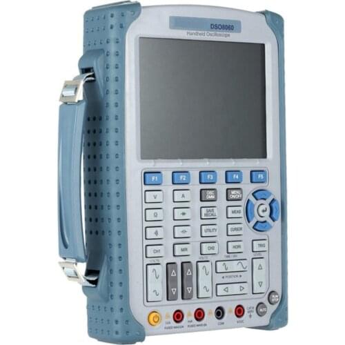 5-in-1 Hantek Handheld DSO8060 Oscilloscope 60MHz DMM Spectrum Analyzer Frequency Counter Arbtrary Waveform Generator New