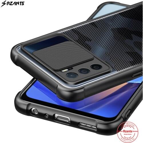 Rzants For OPPO A16 Case Hard [Camouflage Lens] Camera Protection Hlaf Clear Cover